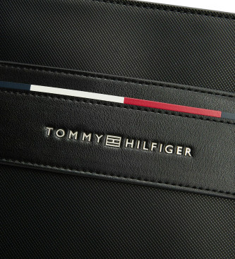 Tommy Hilfiger Signature-skuldertaske sort