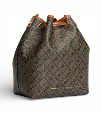 Tommy Hilfiger Bolsa de cubo Monoplay marr�n