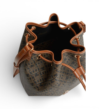 Tommy Hilfiger Bolsa de cubo Monoplay marr�n