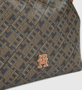 Tommy Hilfiger Bolsa de cubo Monoplay marr�n