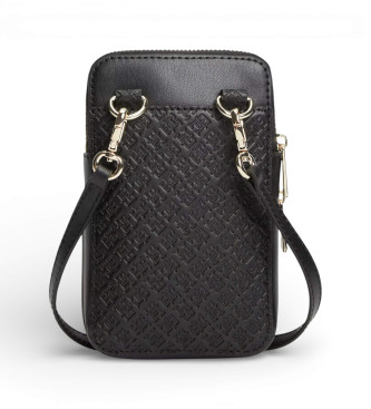 Tommy Hilfiger Hilfiger Icon mobile phone bag with logos black
