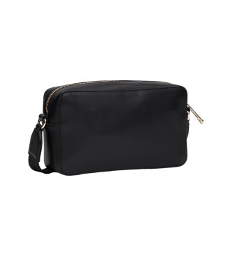 Tommy Hilfiger Bolso bandolera con monotipo negro  