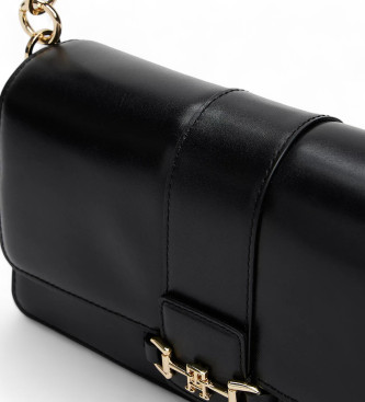 Tommy Hilfiger Borsa a tracolla Heritage in pelle nera