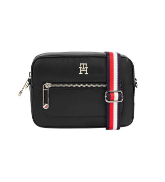 Tommy Hilfiger Mala de tiracolo icnica com ala preta distintiva