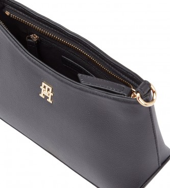 Tommy Hilfiger Saco de ombro com monograma Staple preto