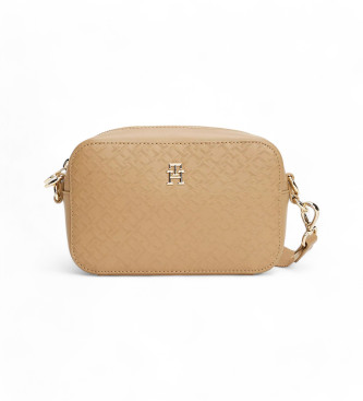 Tommy Hilfiger Borsa a tracolla con monogramma TH beige