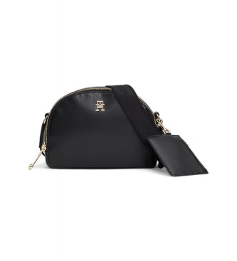 Tommy Hilfiger Sac demi-lune avec monotype noir