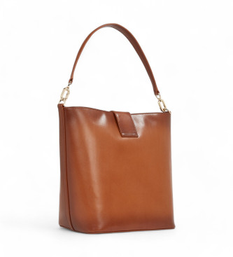 Tommy Hilfiger Sac en cuir marron Heritage