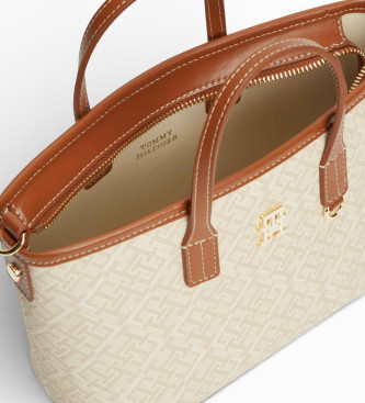 Tommy Hilfiger Bolso Mono Tote Monoplay beige