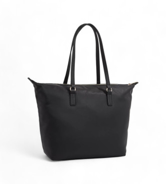 Tommy Hilfiger Tote bag med monogram-logo TH sort