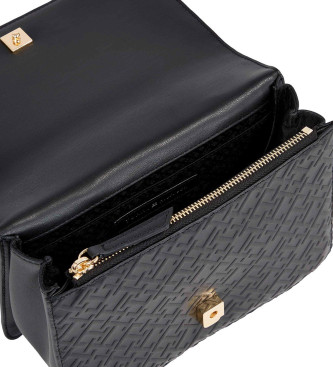 Tommy Hilfiger Borsa a tracolla con manico in catena nera