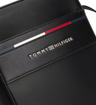 Tommy Hilfiger Saco de jornalista com assinatura preto