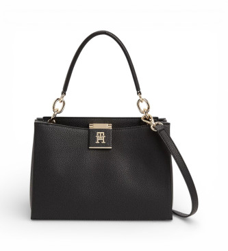 Tommy Hilfiger Granulated satchel bag black