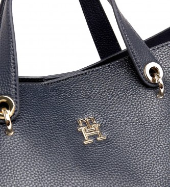 Tommy Hilfiger Navy Satchel-taske