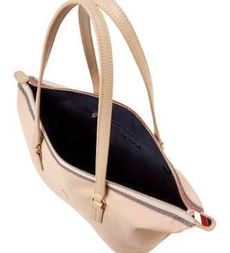 Tommy Hilfiger Beige Shopper-Tasche