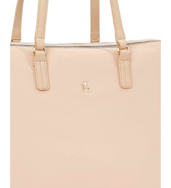 Tommy Hilfiger Beige Shopper-Tasche