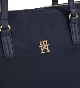 Tommy Hilfiger Bolso tote con cinta distintiva marino