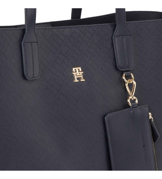 Tommy Hilfiger Bl tygvska med TH-monogram