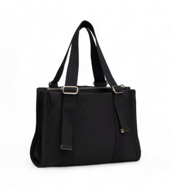 Tommy Hilfiger Bolso tote con monograma TH negro