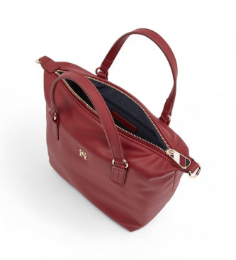 Tommy Hilfiger Rote Tragetasche mit Monogramm TH