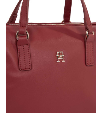 Tommy Hilfiger Rote Tragetasche mit Monogramm TH