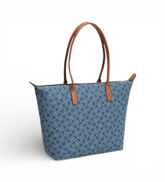 Tommy Hilfiger Torba iz džinsa z modrim logotipom