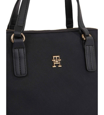 Tommy Hilfiger Mini saco tote preto