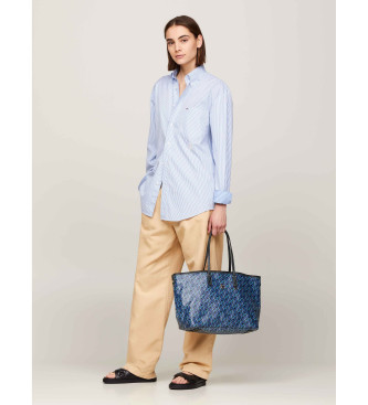 Tommy Hilfiger Monoplay blue tote bag