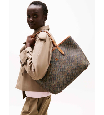 Tommy Hilfiger Bolso Tote Monoplay negro, mar�n