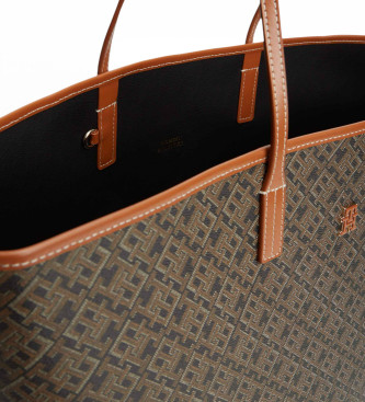 Tommy Hilfiger Bolso Tote Monoplay negro, mar�n