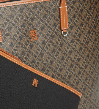 Tommy Hilfiger Bolso Tote Monoplay negro, mar�n