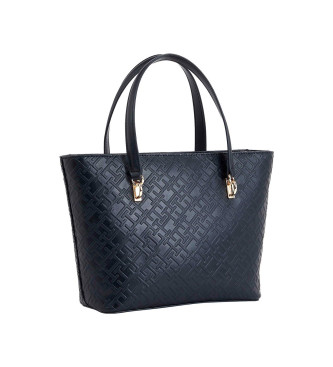 Tommy Hilfiger Raffinata mini borsa tote blu scuro