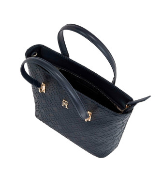 Tommy Hilfiger Raffinata mini borsa tote blu scuro