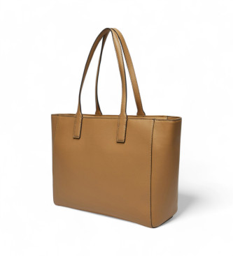 Tommy Hilfiger Borsa tote morbida TH con stemma beige