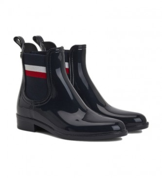 Tommy Hilfiger Corporate Ribbon wellies black