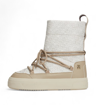 Tommy Hilfiger Botas Lisas biały