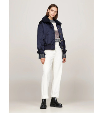 Tommy Hilfiger Chelsea Leren Enkellaars Zwart