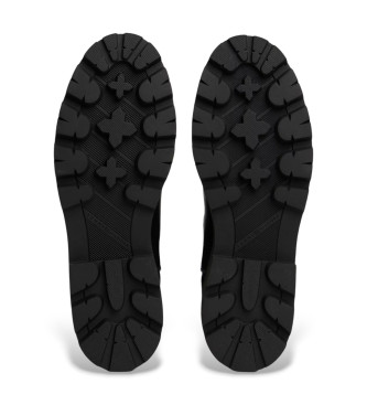 Tommy Hilfiger Chelsea-Lederstiefeletten schwarz