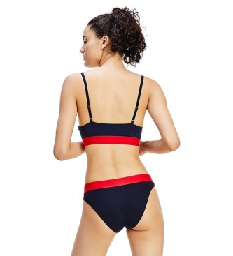 Tommy Jeans Soutien-gorge de sport lger et rembourr avec logo bleu marine