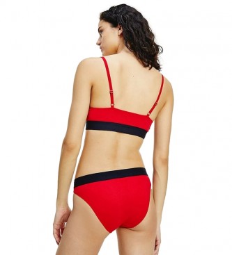 Tommy Jeans Light Padded Sports Bra with Red Logo