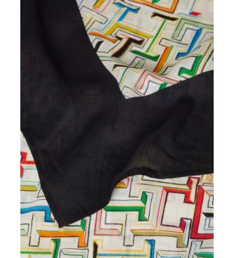 Tommy Hilfiger Pareo scarf with multicoloured all-over print