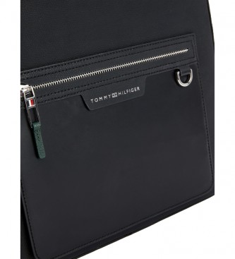 Tommy Hilfiger TH Business leather backpack black