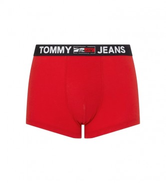 Tommy Hilfiger Cales boxer com logtipo na cintura vermelho
