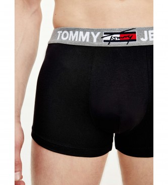 Tommy Hilfiger Cs com logtipo dos boxers preto