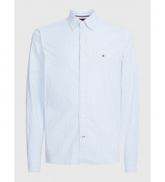 Tommy Hilfiger 1985 Collection TH Flex blue striped shirt