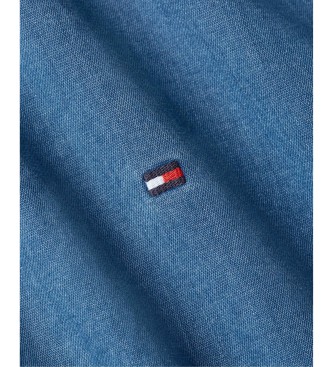 Tommy Hilfiger Camicia in chambray blu vestibilit regolare
