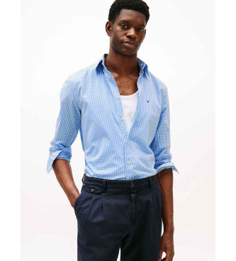 Tommy Hilfiger Camicia in popeline vestibilit regolare blu