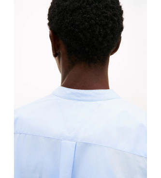 Tommy Hilfiger Camisa flex�vel com colarinho de av� azul