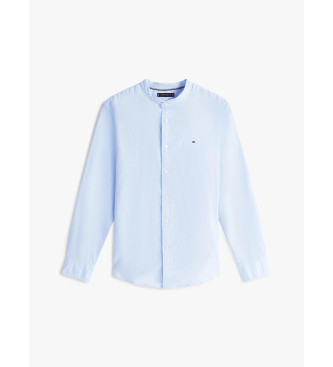 Tommy Hilfiger Camisa flex�vel com colarinho de av� azul