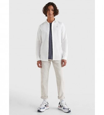 Tommy Jeans Camicia bianca Original in popeline elasticizzato